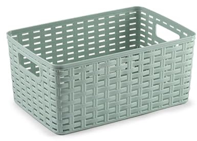 Plastic Forte Cesta Rattan Nº3 10Litri 33 x 22 x 16