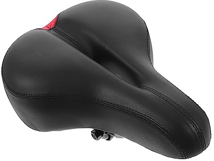 INOOMP Stationärer Fahrradsattel Für Heimtrainer Sitzkissen Mit Runder Form Hochwertige Materialien Robust Und Verformungsbeständig Atmungsaktives Design Mit Mittlerem Durchhang