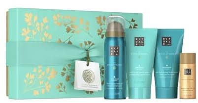 RITUALS Karma Geschenkset Körpercreme, Körperöl, 1 Oz, Duschgel, 17 oz, erfrischendes Duschgel, 500 ml