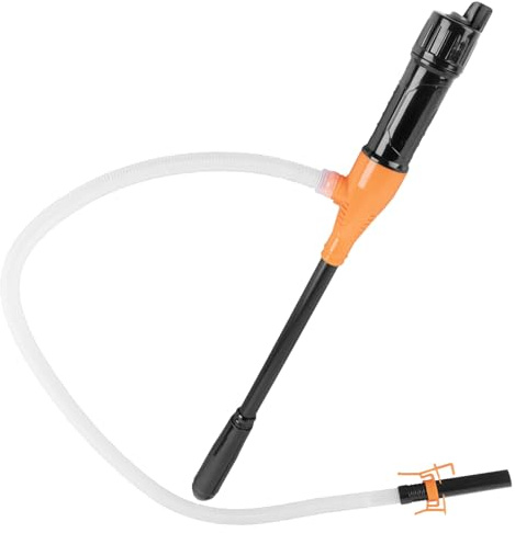 Merautop SJ Elektrische Kraftstoff Umfüllpumpe Tragbare Batteriebetriebene Flüssigkeitstransferpumpe Elektrische ölpumpe Siphon Pumpe Elektrisch Benzin Gas 2.6 GPM Autozubehör Teil# ‎F-CPAMZ00501-EV