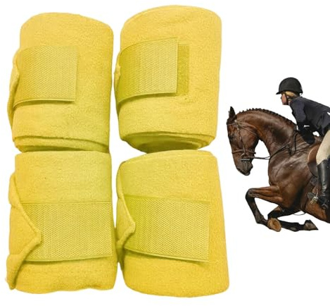 Hästbenbandage | 4 stycken elastiska hästbenbandage - elastiskt skydd 249 cm bandagematerial ridtillbehör för ridning utomhusvandring