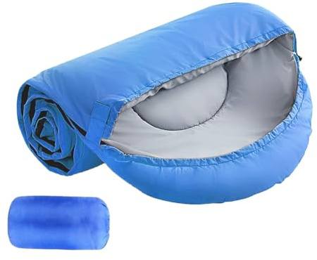 Saco de Dormir Ligero | Saco De Dormir Adultos para Exterior Y Climas Fríos - Equipo Supervivencia Caliente Suministros Mochilero para Viajes Exteriores Senderismo Escalada Unisex Hombres Mujeres