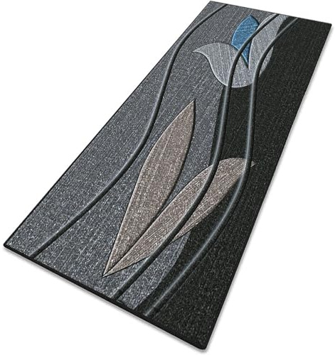CONGCLI Wohnzimmerteppiche 90 x 160 cm Schmutzabweisend, Kurzflor, Waschbar, rutschfest & Strapazierfähig Küchenteppich Flurläufer Modern für Flur Küche Wohnzimmer Diele, Eingang, B