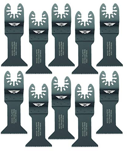 TopsTools 10pcs FA44L_10 44mm Snabbfäste Trä Multiverktygsblad Proffs