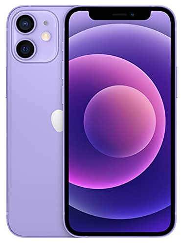 Apple iPhone 12 Mini, 128GB, Purple - Unlocked (Renewed)
