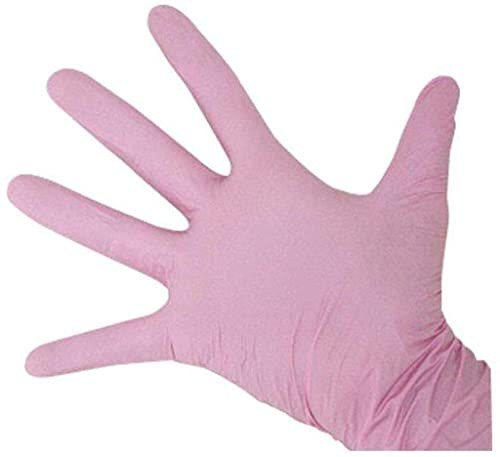 COVETRUS Gants en nitrile sans poudre Aloe Vera Rose XS 100U