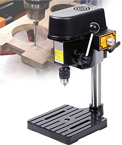 Tischbohrständer für Bohrmaschine, Bohrständer Halterung, 90° Bohrmaschinenständer Halterung Drehbar für Exakten Bohren Und Fräsungen, 100W