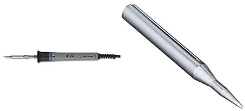 ERSA Lötkolben Multitip C15 15W 230V 0910BD & ERSADUR Dauerlötspitze gerade bleistiftspitz 1,1 mm Durchmesser mit ERSADUR-Beschichtung