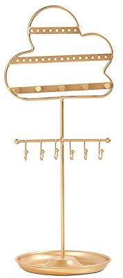 Schmuckständer-Display, Metallornamente, DIY-Schmuck-Display-Rack, Schmuck-Display-Ständer, Aufbewahrungsregal, Halskette, Desktop-Dekoration, hängendes Schmuckregal, Mall Schmuckständer (Farbe: