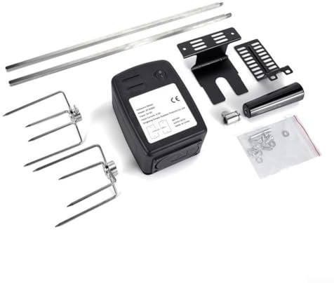 SPORTARC Kit de asador eléctrico para barbacoa, asador de cabra, parrilla de acero para camping, picnic