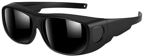 Gafas de protección ocular de alta eficiencia, gafas seguras sobre gafas, protección de múltiples espectros, 156 mm