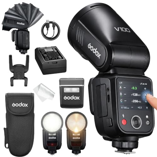 Godox V100 TTL Camera Flash Speedlite (V100O for Olympus)