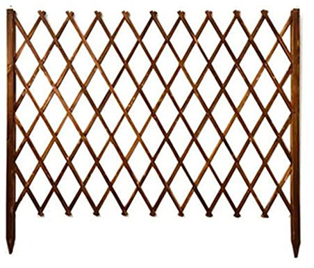 Panel de rejilla de madera para jardín con puerta para mascotas, para césped, balcón, patio, tablero decorativo al aire libre, valla de árbol de Navidad