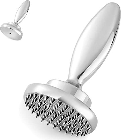 Werwing Ablandador de carne multifuncional, herramienta de acero inoxidable de doble cara para ablandar, machacar y marinar, ideal para filetes, pollo y más
