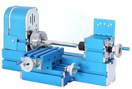 Mini Metal Micro Universal Machine Micro Lathe W10003 20000rpm Mini Lathe Woodworking Machine Processing(110V)