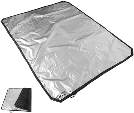 YOSADIER Waterproof Car Roof Top Rack Bag with Silver Coating 230x145cm, Waterproof Roof Rack Sleeve Rain Cover for Suv Travel Cargo Protection