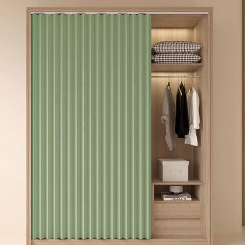 MTHGH Schrankvorhänge Für Küche, Kleiderschrank, Badezimmer, Staubdichter Vorhang Für Regale, Wandpaneele, Regal Vorhang, Coffee Shop Vorhang, Schrank Schatten Vorhang(3,W*H/150 * 180cm)