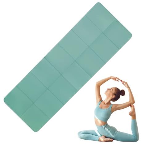 Mostín de yoga de ejercicio - 0.16 pulgadas Entrenamiento con correa de transporte libre, estera de espuma de fitness, alfombrillas de ejercicio de espuma extra gruesas multipropósito | Accesorios de