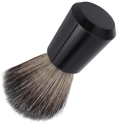 Brocha de afeitar para hombres Brocha de espuma de pelo sintético de primera calidad con mango ergonómico para una experiencia de afeitado suave Resina duradera y cerdas sintéticas