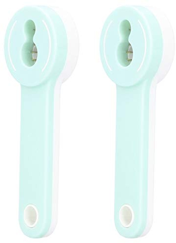Aoresac Cortador de Frijoles de Acero Inoxidable 10 Veces Más Rápido, Ergonómico, Resistente Al Desgaste con ABS, Verde Claro, Orificio para Colgar, Ayuda para Cortar Accesorios de