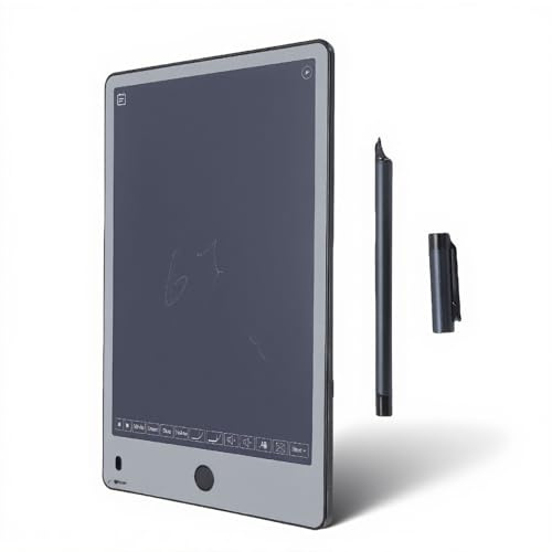 ASHATA Digitaler Smart Pen und Schreibtafel Set, Echtzeitsynchronisierung Zum Digitalisieren, Konvertieren in Text, Speichern und Teilen von Papiernotizen per APP auf Dem Smartphone,