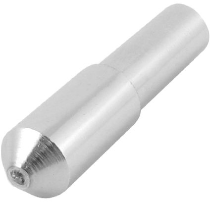 sourcing map Dresser Werkzeug 10 mm x 48 mm Schleifscheibe Diamant Dressing Pen Silber Ton de