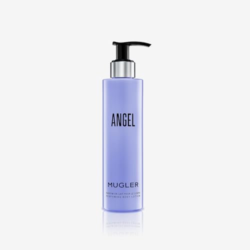 MUGLER Angel, Loción corporal perfumada, Perfume para Mujer, Aroma Gourmand con Notas de Ámbar, Fragancia extraordinaria, 200 ml