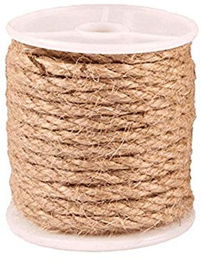 YITON Kratzbäume Katze 10mm Natürliches Sisalseil Für Kratzbaum Cat Climbing Frame DIY Webkatzen Machen Schreibtischbeine Bindeseil 2St