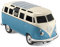 Board Masters VW Collection - Volkswagen Fahrbare Kühlbox-Kühlwagen in T1 Bulli Bus Form ca. 26 Liter (Classic Bus/Rot) Einheitsgröße (Blau)