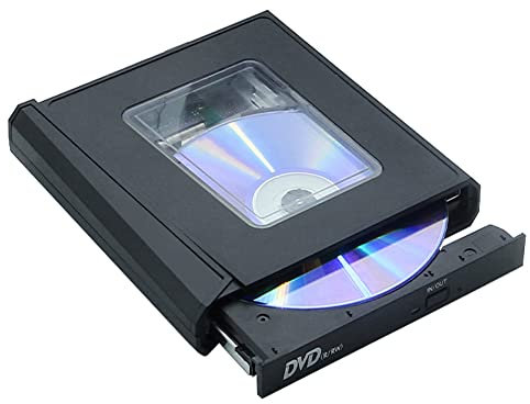 HoneTeek USB 3.0 & Type C DVD Drive, External CD Burner, Black
