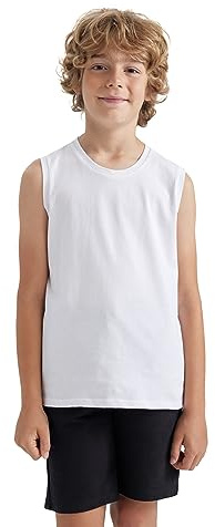 DeFacto Kinder Jungen Tank Top - Stylisches und bequemes Ärmelloses Shirt für aktive Kids