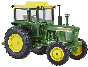 Britains John Deere 4020 med hyttraktorleksak - skala 1:32 detaljerad modelltraktorer - samlarobjekt bondgårdsleksak - inomhus- och utomhus pedagogiska leksaker - hållbara formgjutningsbilar -
