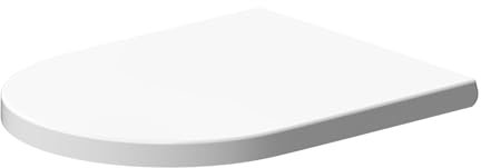 AM.PM Wand WC mit Sitz Absenkautomatik-Oval Toilettendeckel, Klodeckel Quick-Release-Funktion, Antibakterielle, Belastbarkeit von 150kg,Weiß, AM.PM Hit CTA7851WH, SoftMotion Toilettensitz