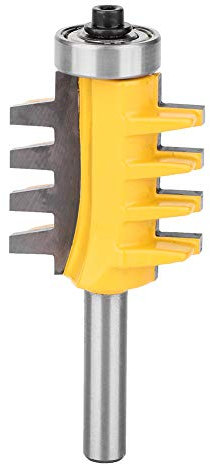 Ausla Broca de fresado para juntas de dedo, fresa para juntas de dedo con vástago de 8 mm, fresa para máquina de grabado, herramienta de fresado de cincel de ranura ﻿