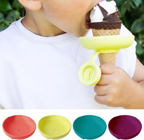 Drip Popsicle Holder, Silicone Mess- Ice Pop Holder, Frozens Treat Ice Lollies Drip Catcher, Freeze Ice Popsicle Holders, for Summer Home Gadget