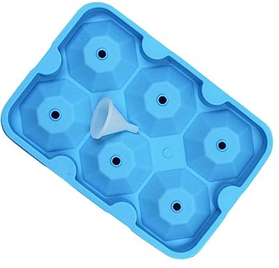 COLLBATH Eiswürfelform Aus Silikon Mit Diamantmulden Lebensmittelecht Für Kühlschrank Einfache Reinigung Zum Einfrieren Von Getränken Und Spezialmischungen