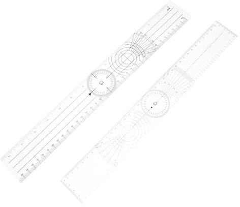 Uonlytech 2pezzi Goniometro Angolare in Plastica Righello Medico Per Articolazioni Strumento Di Misurazione Per Valutazione Ampiezza Del Movimento