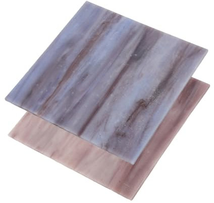 Housoutil Kacheln Mosaik Glasplatten Diy Mosaik Bastelmaterialien Für Projekte Ideal Für Dekoration Und Kunstwerke Farbvielfalt Lila Und Fliesen
