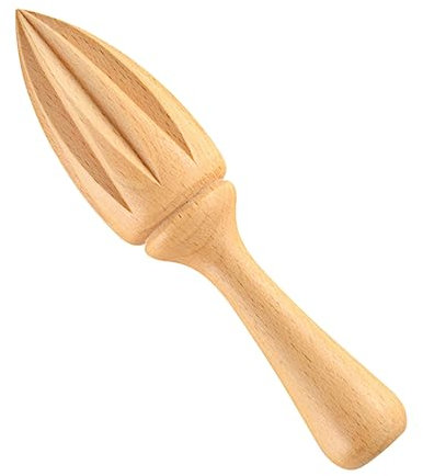 OFFSCH 2pcs Beech Manual Lemon Press Fruit Citrus Squeezer Kitchen Hand Juicer Extractor