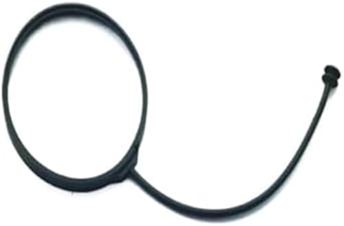 ZAPYVET Olja Bensin Olja Bränslelock Kabeltankskydd Linjelina, for BMW, for F10 F11 F30 F31 G30 E46 E90 E60 E30 E39 E34 3 5, serie Bilens tanklocksfäste(BLACK Rope with Loop)