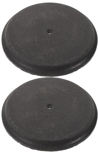 ARTSEWPLY Anti-tip Weight Insert for Trash Cans 2pcs – round Garbage Bin Bottom Stabilizer Plate 4.7x4.7x0.2 Heavy Duty Trash Bin Filler Weight for Outdoor Wind Resistance