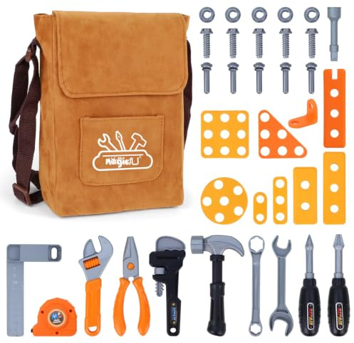 Magic4U Kids Tool Set Pretend Construction Toy Kit