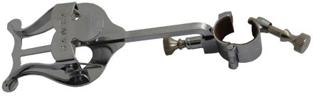 Atril trompeta curvado, corto, soporte Ø14 mm