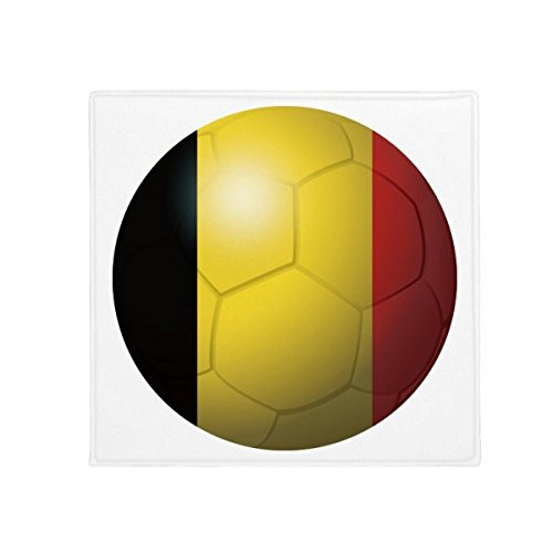 DIYthinker Bélgica Fútbol Nacional a la Bandera de la Copa Mundial de Lucha contra el Piso resbaladizo Pet Square Mat Baño Sala Cocina Puerta 60 / 50Cm Regalo 60X60Cm
