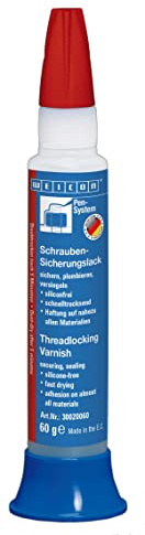 Weicon 30020060 Vernis de sécurité à vis Rouge 60 g - Fusible de vis et protection contre la corrosion