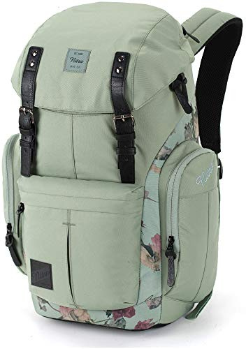 Nitro Daypacker Alltagsrucksack im Retro Look mit Gepolstertem Laptopfach, Schulrucksack, Wanderrucksack oder Streetpack, 32 L