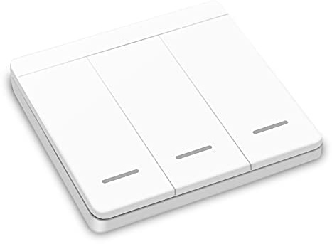 DieseRC Interruttore luce wireless, 86 interruttori di sicurezza RF a pannello a parete, nessun cablaggio facile da installare