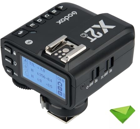 Godox X2T-C TTL Wireless Flash Trigger for Canon, 1/8000s HSS Bluetooth Connection Supports iOS/Android App Controller, TCM Function, 5 Separate Group Buttons, New Hotshoe Locking, New AF Assist Light