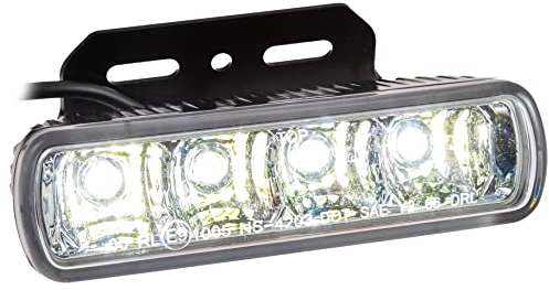 Luz de circulación diurna LED con 4 luces LED de cristal transparente con certificado E