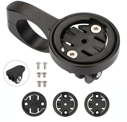 TT Rest Lenker Vorne Fahrrad Computer Halterung für Garmin Edge, Wahoo Elemnt, Bryton, GoPro-Kamera und Lampe für Rennrad, Aluminiumlegierung (22.2mm)